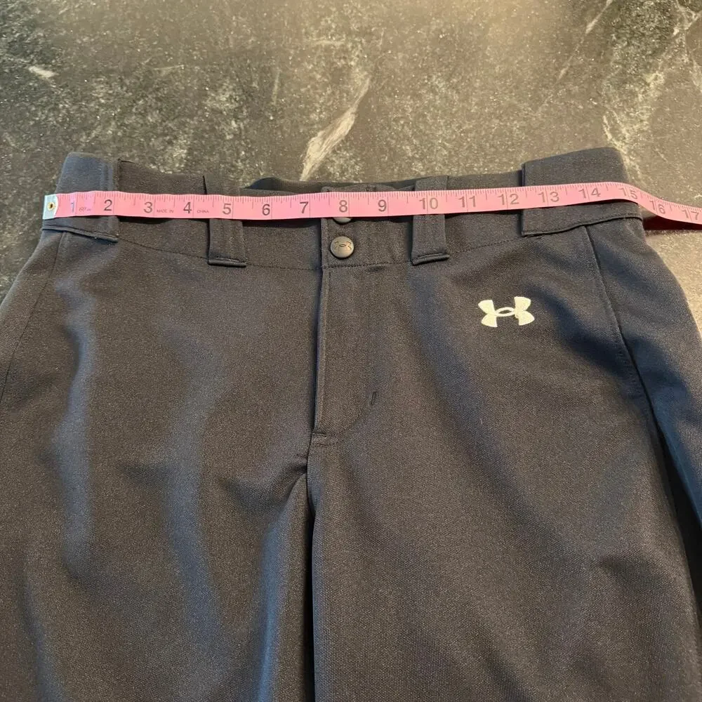 Under Armour Baseball Softball Knickers Pants Black Mens M Elastic Cuff Practice - Picture 8 of 10
